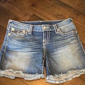 True Religion denim shorts
